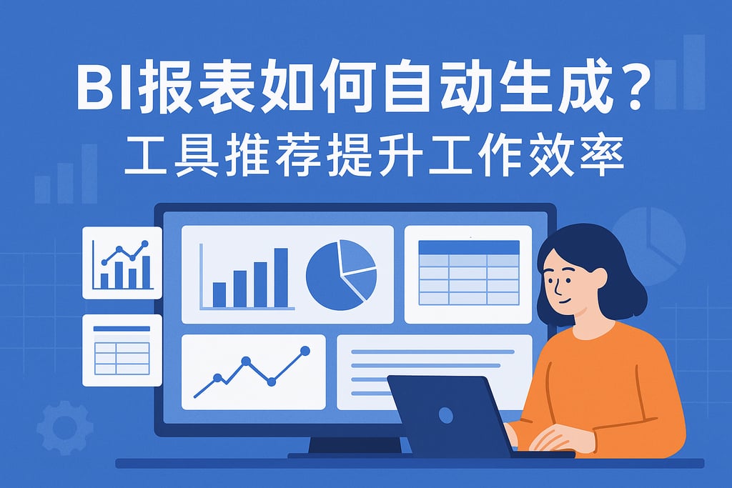BI报表如何自动生成？工具推荐提升工作效率"